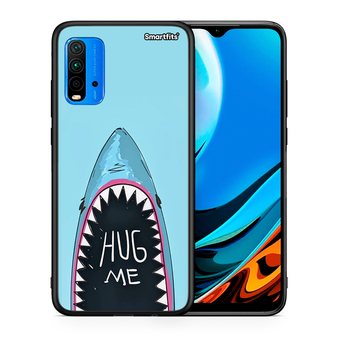 Θήκη Xiaomi Poco M3 Hug Me από τη Smartfits με σχέδιο στο πίσω μέρος και μαύρο περίβλημα | Xiaomi Poco M3 Hug Me case with colorful back and black bezels