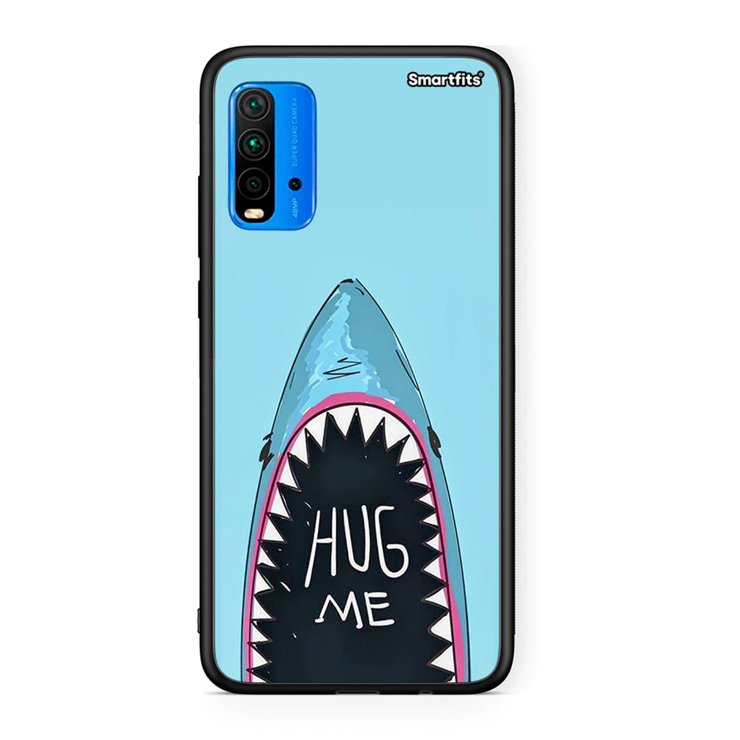 Xiaomi Redmi 9T Hug Me θήκη από τη Smartfits με σχέδιο στο πίσω μέρος και μαύρο περίβλημα | Smartphone case with colorful back and black bezels by Smartfits