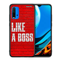 Thumbnail for Θήκη Xiaomi Redmi 9T Like A Boss από τη Smartfits με σχέδιο στο πίσω μέρος και μαύρο περίβλημα | Xiaomi Redmi 9T Like A Boss case with colorful back and black bezels