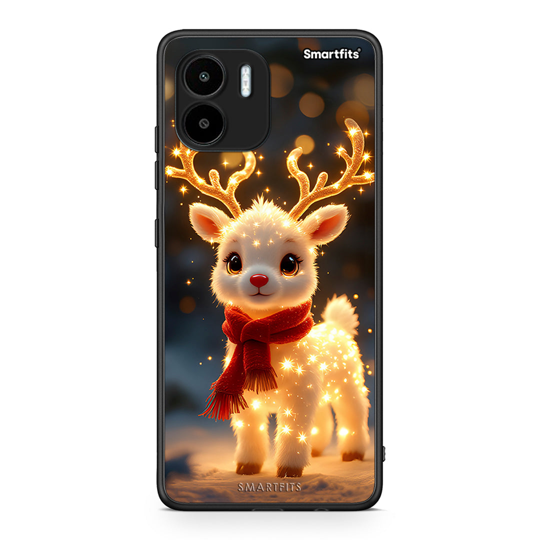 Θήκη Xiaomi Redmi A1 / A2 Christmas Cutie από τη Smartfits με σχέδιο στο πίσω μέρος και μαύρο περίβλημα | Xiaomi Redmi A1 / A2 Christmas Cutie Case with Colorful Back and Black Bezels