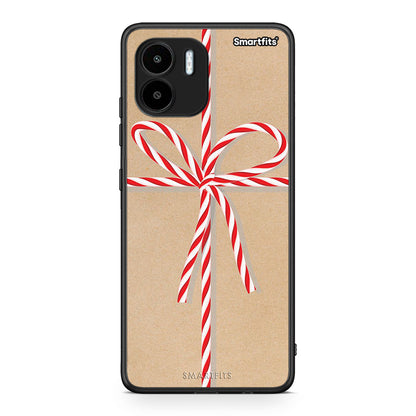 Θήκη Xiaomi Redmi A1 / A2 Christmas Gift από τη Smartfits με σχέδιο στο πίσω μέρος και μαύρο περίβλημα | Xiaomi Redmi A1 / A2 Christmas Gift Case with Colorful Back and Black Bezels