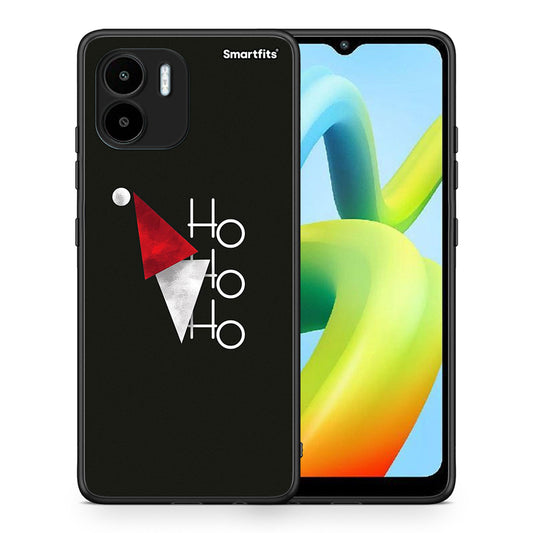 Θήκη Xiaomi Redmi A1 / A2 Minimal Christmas από τη Smartfits με σχέδιο στο πίσω μέρος και μαύρο περίβλημα | Xiaomi Redmi A1 / A2 Minimal Christmas Case with Colorful Back and Black Bezels