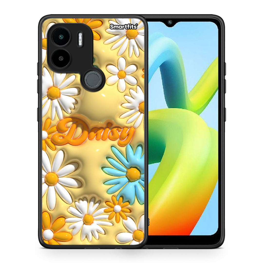 Θήκη Xiaomi Redmi A1+ / A2+ Bubble Daisies από τη Smartfits με σχέδιο στο πίσω μέρος και μαύρο περίβλημα | Xiaomi Redmi A1+ / A2+ Bubble Daisies Case with Colorful Back and Black Bezels