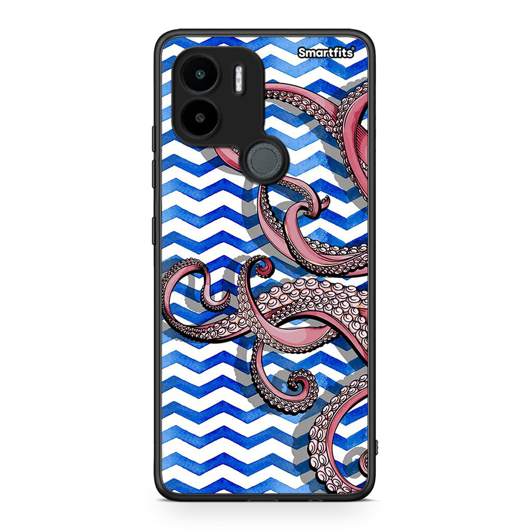 Θήκη Xiaomi Redmi A1+ / A2+ Chevron Devilfish από τη Smartfits με σχέδιο στο πίσω μέρος και μαύρο περίβλημα | Xiaomi Redmi A1+ / A2+ Chevron Devilfish Case with Colorful Back and Black Bezels