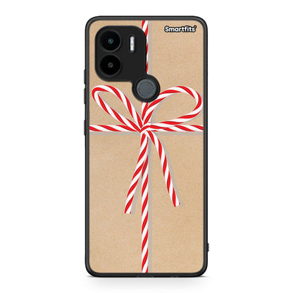 Θήκη Xiaomi Redmi A1+ / A2+ Christmas Gift από τη Smartfits με σχέδιο στο πίσω μέρος και μαύρο περίβλημα | Xiaomi Redmi A1+ / A2+ Christmas Gift Case with Colorful Back and Black Bezels