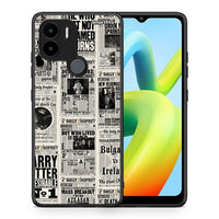 Thumbnail for Θήκη Xiaomi Redmi A1+ / A2+ Harry Paper από τη Smartfits με σχέδιο στο πίσω μέρος και μαύρο περίβλημα | Xiaomi Redmi A1+ / A2+ Harry Paper Case with Colorful Back and Black Bezels