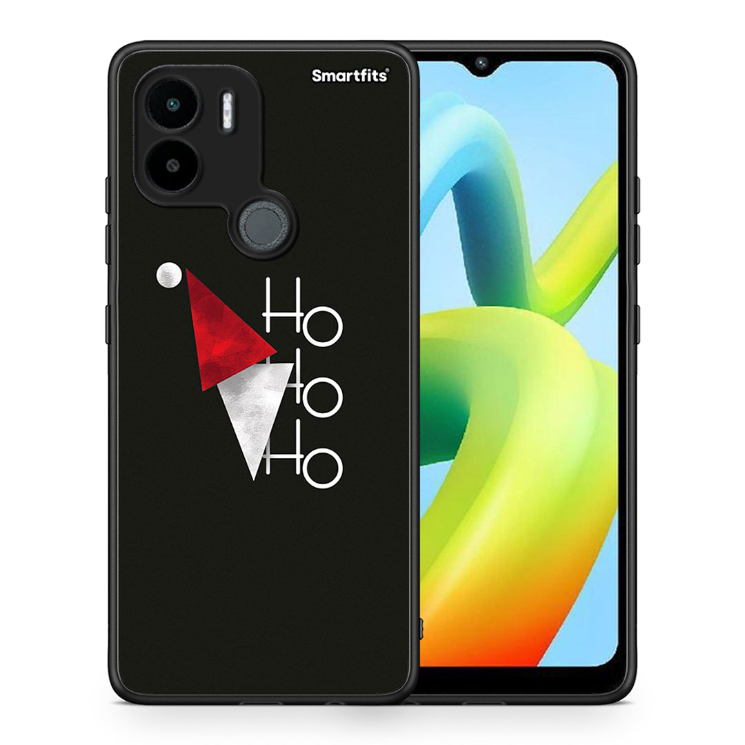 Θήκη Xiaomi Redmi A1+ / A2+ Minimal Christmas από τη Smartfits με σχέδιο στο πίσω μέρος και μαύρο περίβλημα | Xiaomi Redmi A1+ / A2+ Minimal Christmas Case with Colorful Back and Black Bezels