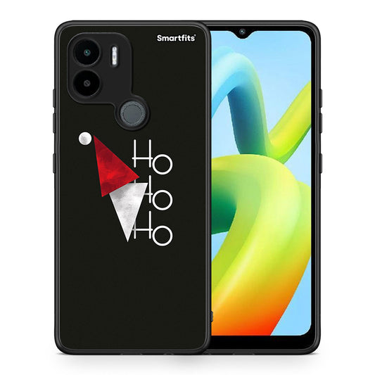 Θήκη Xiaomi Redmi A1+ / A2+ Minimal Christmas από τη Smartfits με σχέδιο στο πίσω μέρος και μαύρο περίβλημα | Xiaomi Redmi A1+ / A2+ Minimal Christmas Case with Colorful Back and Black Bezels