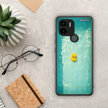 Θήκη Xiaomi Redmi A1+ / A2+ Yellow Duck από τη Smartfits με σχέδιο στο πίσω μέρος και μαύρο περίβλημα | Xiaomi Redmi A1+ / A2+ Yellow Duck Case with Colorful Back and Black Bezels