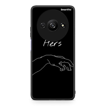 Xiaomi Redmi A3 Aeshetic Love 1 Θήκη Αγίου Βαλεντίνου από τη Smartfits με σχέδιο στο πίσω μέρος και μαύρο περίβλημα | Smartphone case with colorful back and black bezels by Smartfits