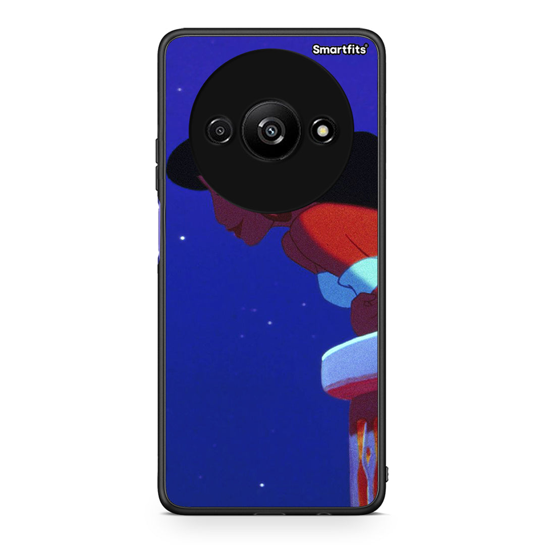 Xiaomi Redmi A3 Alladin And Jasmine Love 2 θήκη από τη Smartfits με σχέδιο στο πίσω μέρος και μαύρο περίβλημα | Smartphone case with colorful back and black bezels by Smartfits