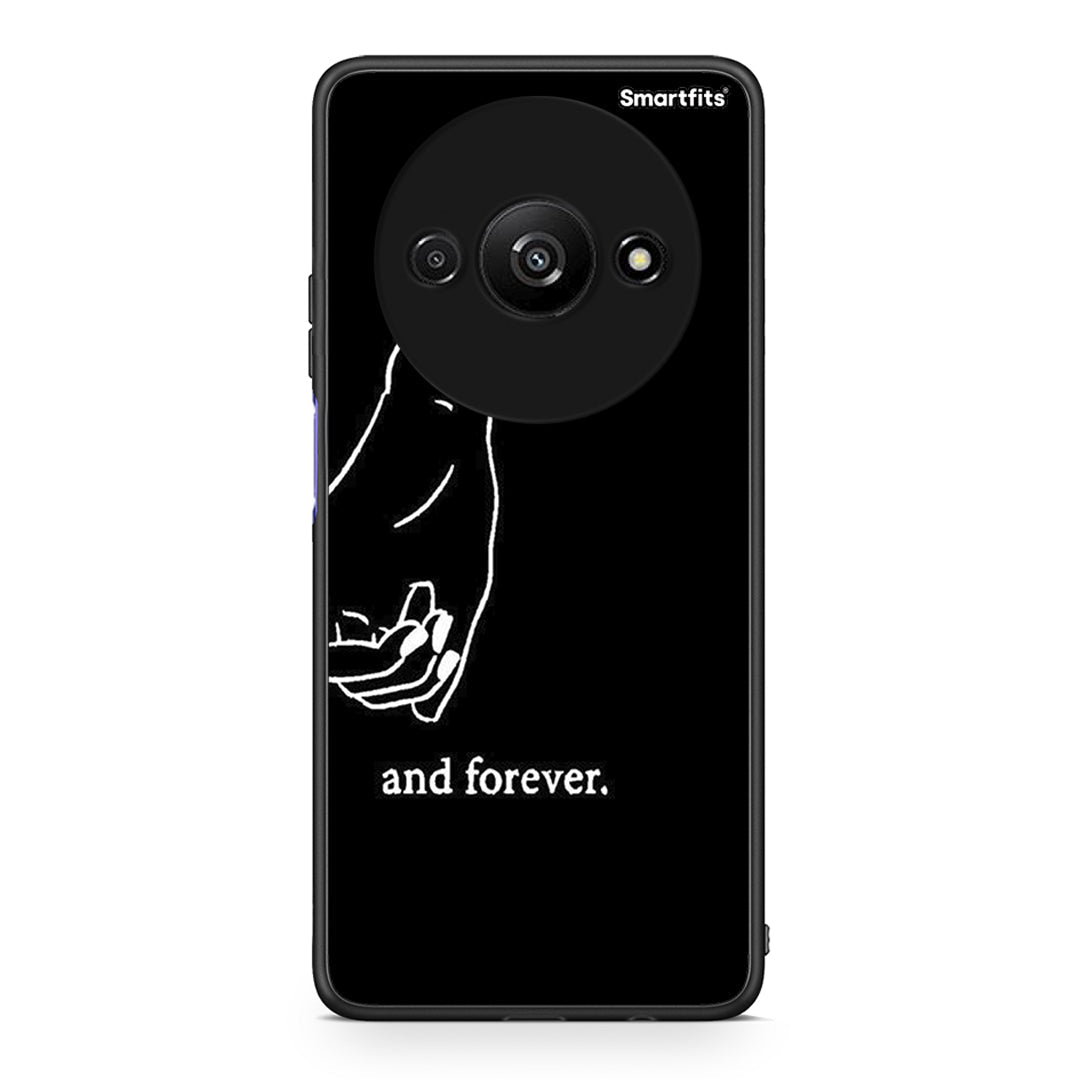 Xiaomi Redmi A3 Always & Forever 2 Θήκη Αγίου Βαλεντίνου από τη Smartfits με σχέδιο στο πίσω μέρος και μαύρο περίβλημα | Smartphone case with colorful back and black bezels by Smartfits