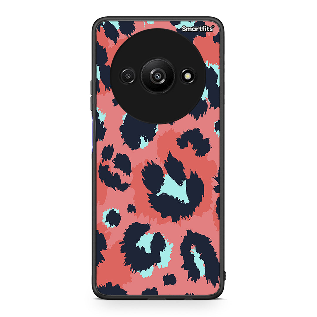 22 - Xiaomi Redmi A3 Pink Leopard Animal case, cover, bumper