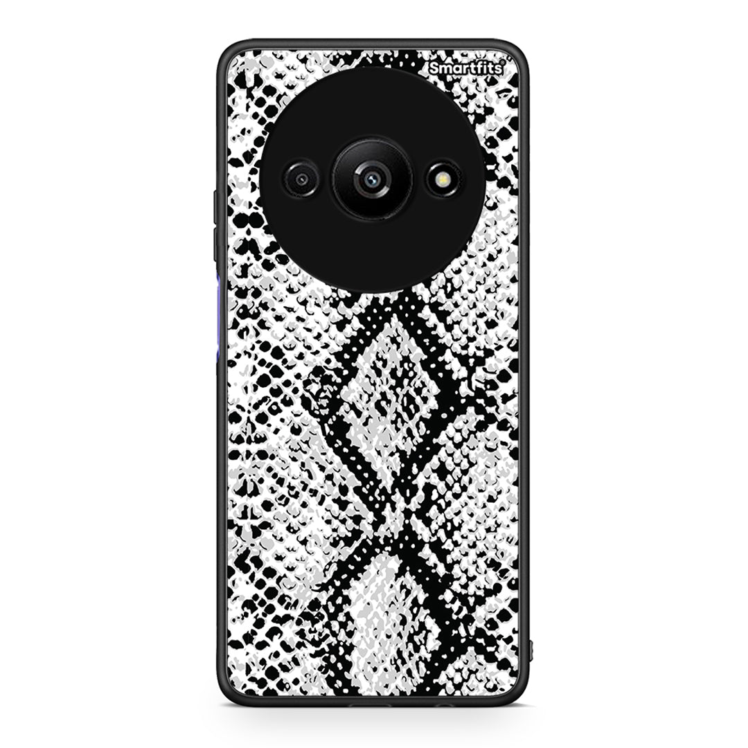 24 - Xiaomi Redmi A3 White Snake Animal case, cover, bumper