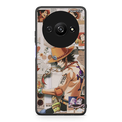 Xiaomi Redmi A3 Anime Collage θήκη από τη Smartfits με σχέδιο στο πίσω μέρος και μαύρο περίβλημα | Smartphone case with colorful back and black bezels by Smartfits