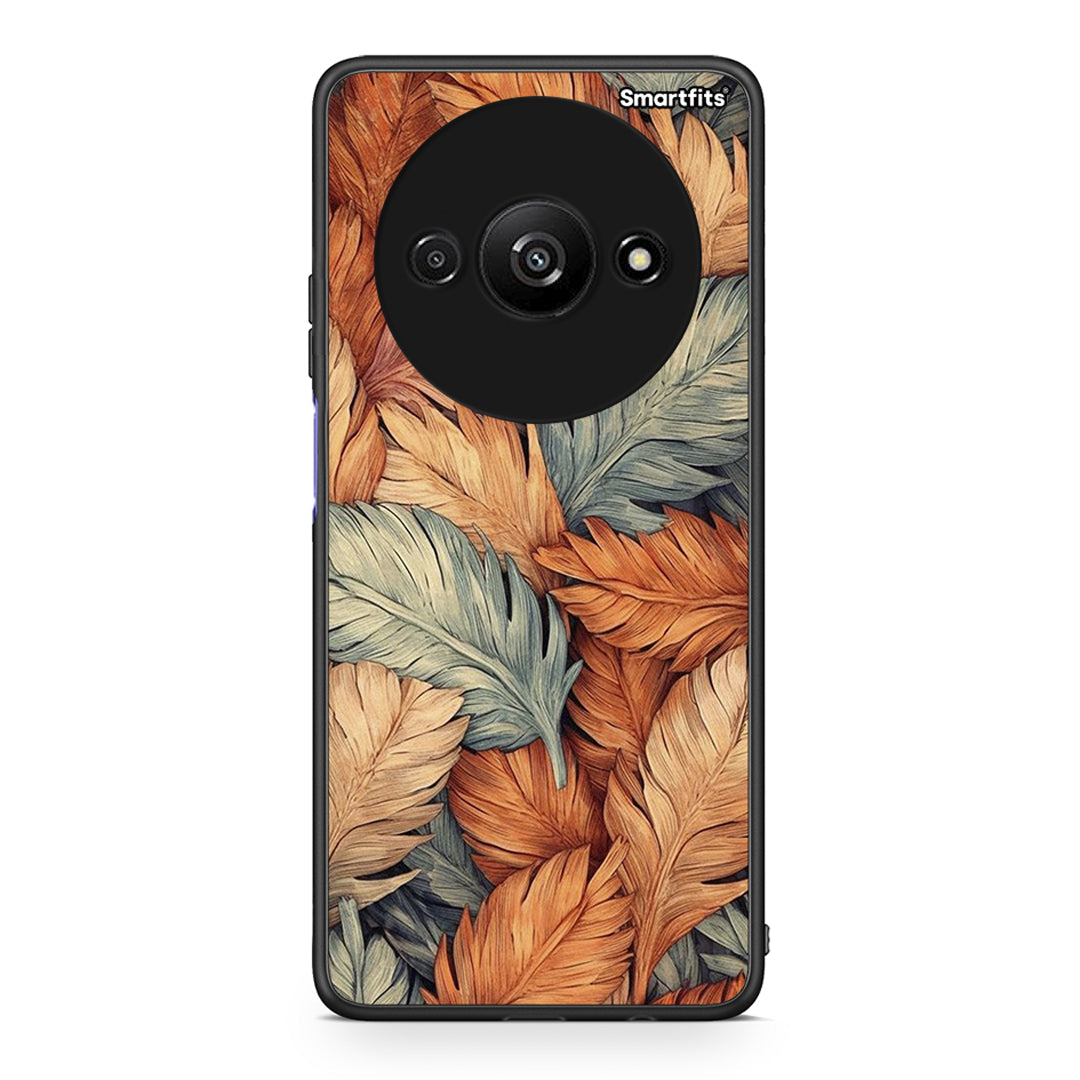 Xiaomi Redmi A3 Autumn Leaves Θήκη από τη Smartfits με σχέδιο στο πίσω μέρος και μαύρο περίβλημα | Smartphone case with colorful back and black bezels by Smartfits