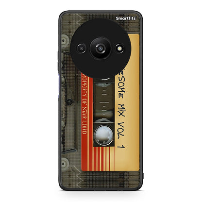 Xiaomi Redmi A3 Awesome Mix θήκη από τη Smartfits με σχέδιο στο πίσω μέρος και μαύρο περίβλημα | Smartphone case with colorful back and black bezels by Smartfits