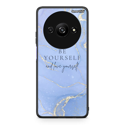 Xiaomi Redmi A3 Be Yourself θήκη από τη Smartfits με σχέδιο στο πίσω μέρος και μαύρο περίβλημα | Smartphone case with colorful back and black bezels by Smartfits
