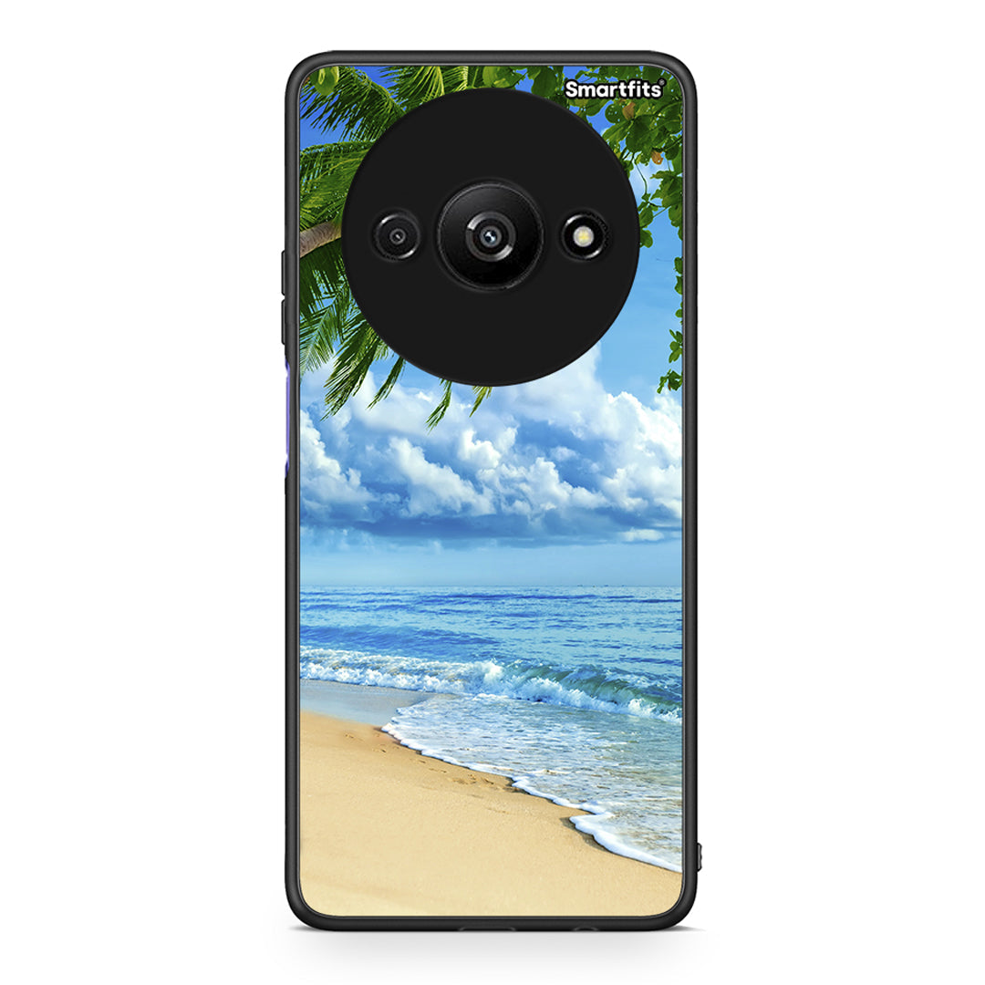 Xiaomi Redmi A3 Beautiful Beach θήκη από τη Smartfits με σχέδιο στο πίσω μέρος και μαύρο περίβλημα | Smartphone case with colorful back and black bezels by Smartfits