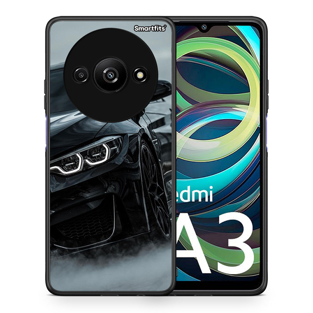 Θήκη Xiaomi Redmi A3 Black BMW από τη Smartfits με σχέδιο στο πίσω μέρος και μαύρο περίβλημα | Xiaomi Redmi A3 Black BMW case with colorful back and black bezels