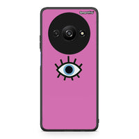Thumbnail for Xiaomi Redmi A3 Blue Eye Pink θήκη από τη Smartfits με σχέδιο στο πίσω μέρος και μαύρο περίβλημα | Smartphone case with colorful back and black bezels by Smartfits