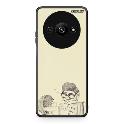 Xiaomi Redmi A3 Carl And Ellie θήκη από τη Smartfits με σχέδιο στο πίσω μέρος και μαύρο περίβλημα | Smartphone case with colorful back and black bezels by Smartfits