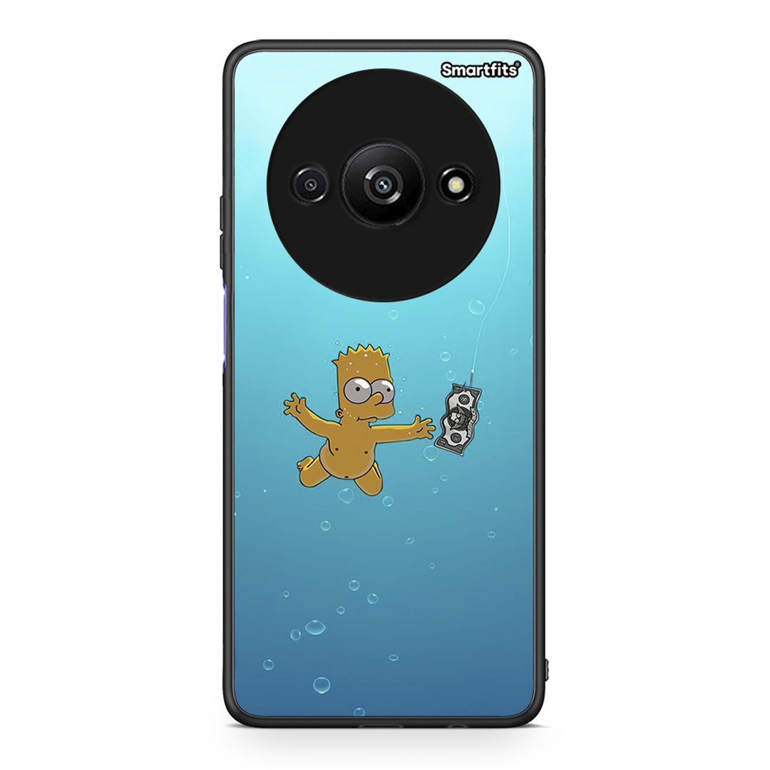Xiaomi Redmi A3 Chasing Money θήκη από τη Smartfits με σχέδιο στο πίσω μέρος και μαύρο περίβλημα | Smartphone case with colorful back and black bezels by Smartfits