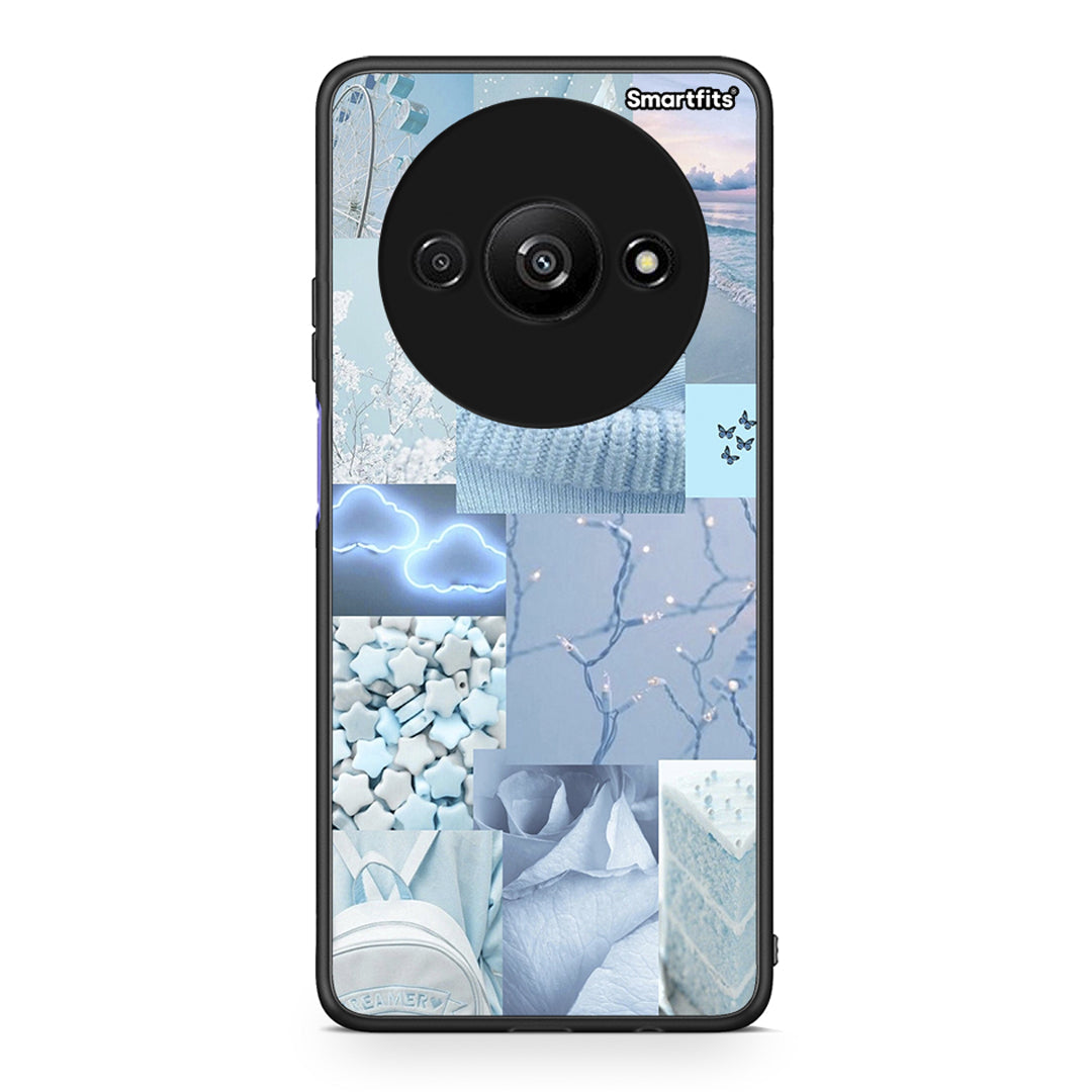 Xiaomi Redmi A3 Ciel Aesthetic Collage θήκη από τη Smartfits με σχέδιο στο πίσω μέρος και μαύρο περίβλημα | Smartphone case with colorful back and black bezels by Smartfits
