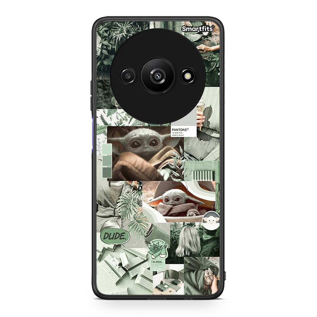 Xiaomi Redmi A3 Collage Dude Θήκη Αγίου Βαλεντίνου από τη Smartfits με σχέδιο στο πίσω μέρος και μαύρο περίβλημα | Smartphone case with colorful back and black bezels by Smartfits
