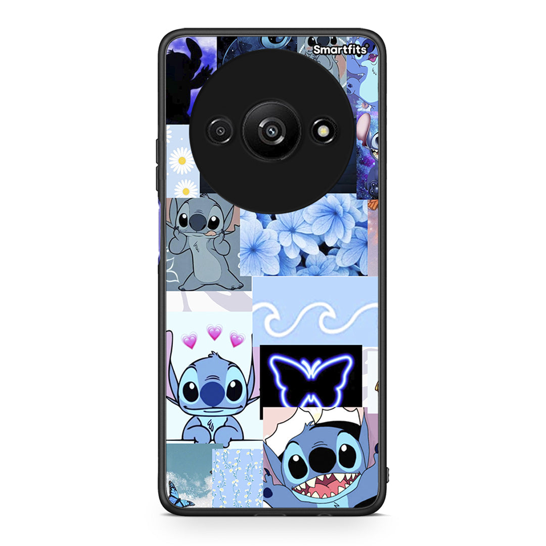 Xiaomi Redmi A3 Collage Good Vibes Θήκη Αγίου Βαλεντίνου από τη Smartfits με σχέδιο στο πίσω μέρος και μαύρο περίβλημα | Smartphone case with colorful back and black bezels by Smartfits