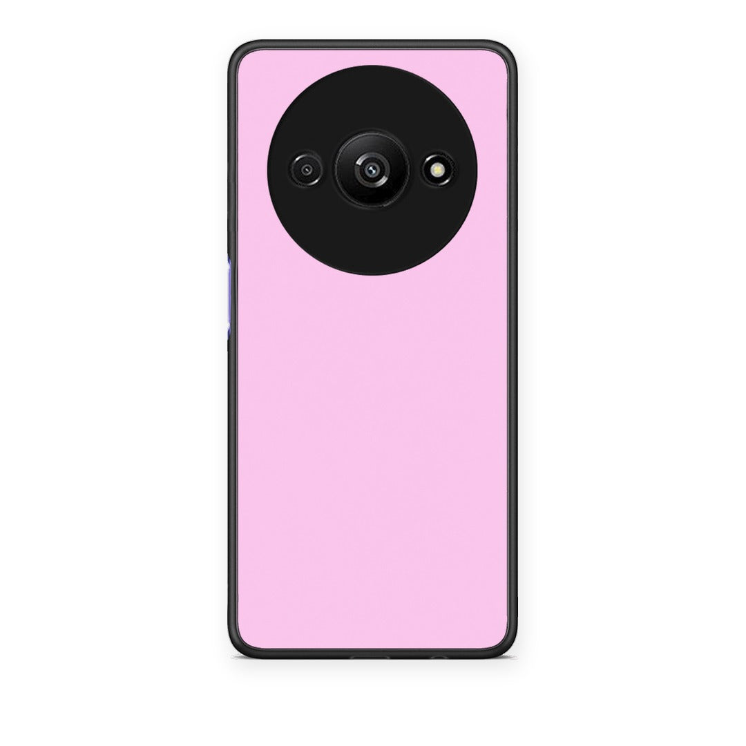 Θήκη Xiaomi Redmi A3 Cotton Candy Pink από τη Smartfits με σχέδιο στο πίσω μέρος και μαύρο περίβλημα | Xiaomi Redmi A3 Cotton Candy Pink case with colorful back and black bezels