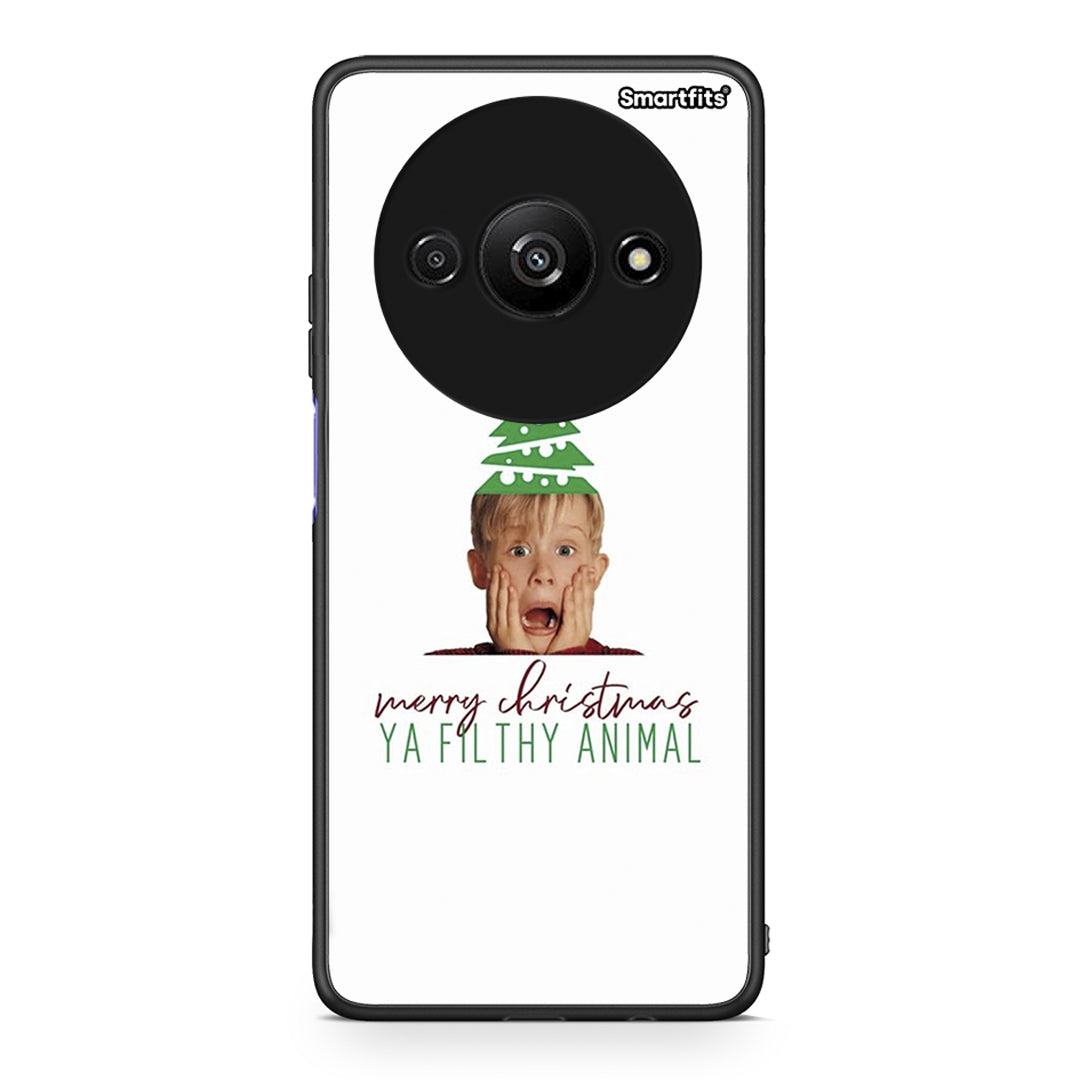 Xiaomi Redmi A3 Filthy Animal θήκη από τη Smartfits με σχέδιο στο πίσω μέρος και μαύρο περίβλημα | Smartphone case with colorful back and black bezels by Smartfits