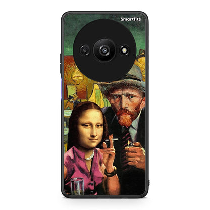 Xiaomi Redmi A3 Funny Art θήκη από τη Smartfits με σχέδιο στο πίσω μέρος και μαύρο περίβλημα | Smartphone case with colorful back and black bezels by Smartfits