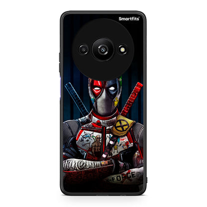 Xiaomi Redmi A3 Funny Guy θήκη από τη Smartfits με σχέδιο στο πίσω μέρος και μαύρο περίβλημα | Smartphone case with colorful back and black bezels by Smartfits