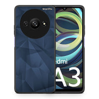 Thumbnail for Θήκη Xiaomi Redmi A3 Blue Abstract Geometric από τη Smartfits με σχέδιο στο πίσω μέρος και μαύρο περίβλημα | Xiaomi Redmi A3 Blue Abstract Geometric case with colorful back and black bezels