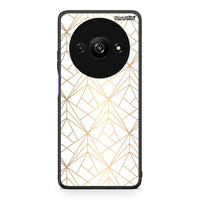 Thumbnail for 111 - Xiaomi Redmi A3 Luxury White Geometric case, cover, bumper