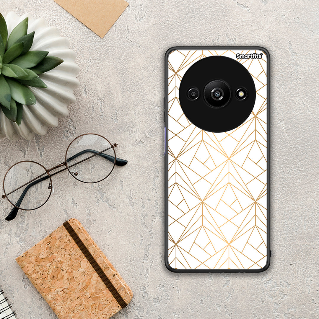 Geometric Luxury White - Xiaomi Redmi A3 θήκη