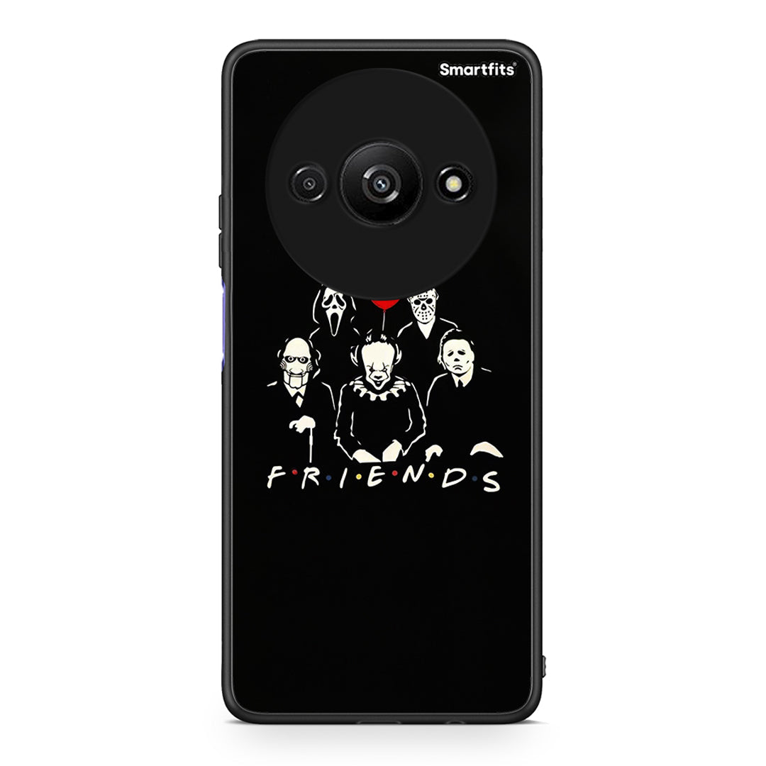 Xiaomi Redmi A3 Halloween Friends Θήκη από τη Smartfits με σχέδιο στο πίσω μέρος και μαύρο περίβλημα | Smartphone case with colorful back and black bezels by Smartfits