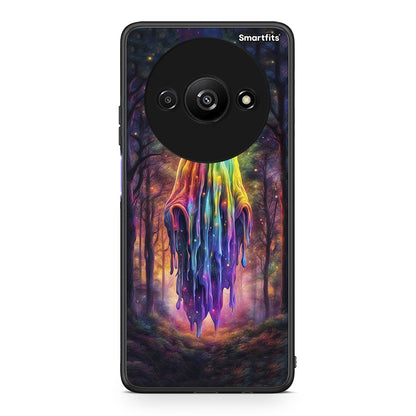 Xiaomi Redmi A3 Halloween Ghost θήκη από τη Smartfits με σχέδιο στο πίσω μέρος και μαύρο περίβλημα | Smartphone case with colorful back and black bezels by Smartfits