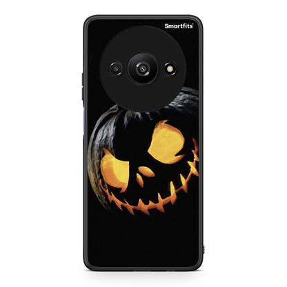 Xiaomi Redmi A3 Halloween Scary Pumpkin Θήκη από τη Smartfits με σχέδιο στο πίσω μέρος και μαύρο περίβλημα | Smartphone case with colorful back and black bezels by Smartfits