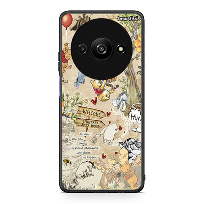 Xiaomi Redmi A3 Happy Friends θήκη από τη Smartfits με σχέδιο στο πίσω μέρος και μαύρο περίβλημα | Smartphone case with colorful back and black bezels by Smartfits