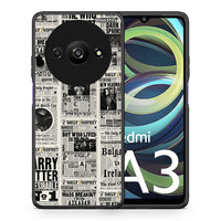 Thumbnail for Θήκη Xiaomi Redmi A3 Harry Paper από τη Smartfits με σχέδιο στο πίσω μέρος και μαύρο περίβλημα | Xiaomi Redmi A3 Harry Paper case with colorful back and black bezels