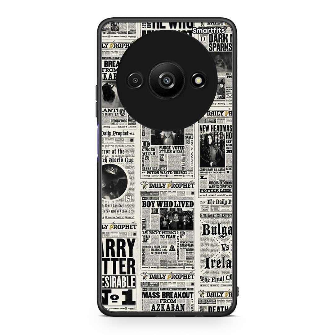 Xiaomi Redmi A3 Harry Paper θήκη από τη Smartfits με σχέδιο στο πίσω μέρος και μαύρο περίβλημα | Smartphone case with colorful back and black bezels by Smartfits