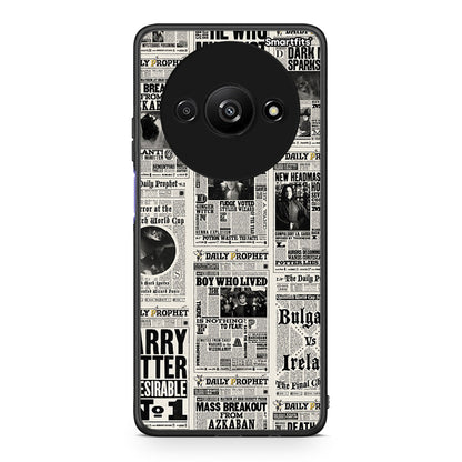 Xiaomi Redmi A3 Harry Paper θήκη από τη Smartfits με σχέδιο στο πίσω μέρος και μαύρο περίβλημα | Smartphone case with colorful back and black bezels by Smartfits