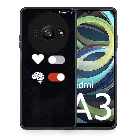 Heart Vs Brain - Xiaomi Redmi A3 θήκη