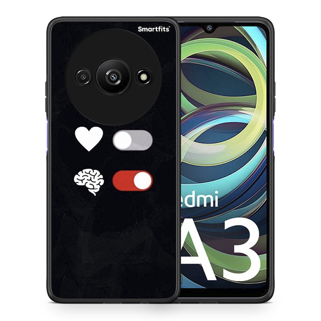 Heart Vs Brain - Xiaomi Redmi A3 θήκη