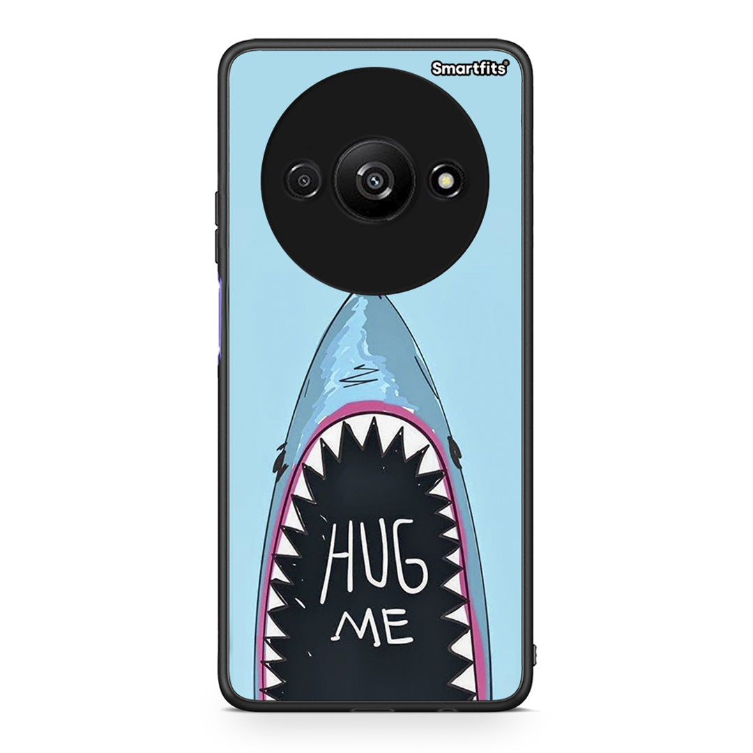 Xiaomi Redmi A3 Hug Me θήκη από τη Smartfits με σχέδιο στο πίσω μέρος και μαύρο περίβλημα | Smartphone case with colorful back and black bezels by Smartfits