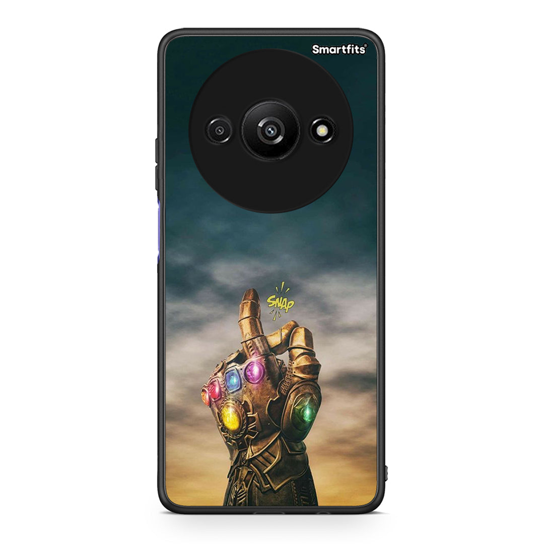 Xiaomi Redmi A3 Infinity Snap θήκη από τη Smartfits με σχέδιο στο πίσω μέρος και μαύρο περίβλημα | Smartphone case with colorful back and black bezels by Smartfits