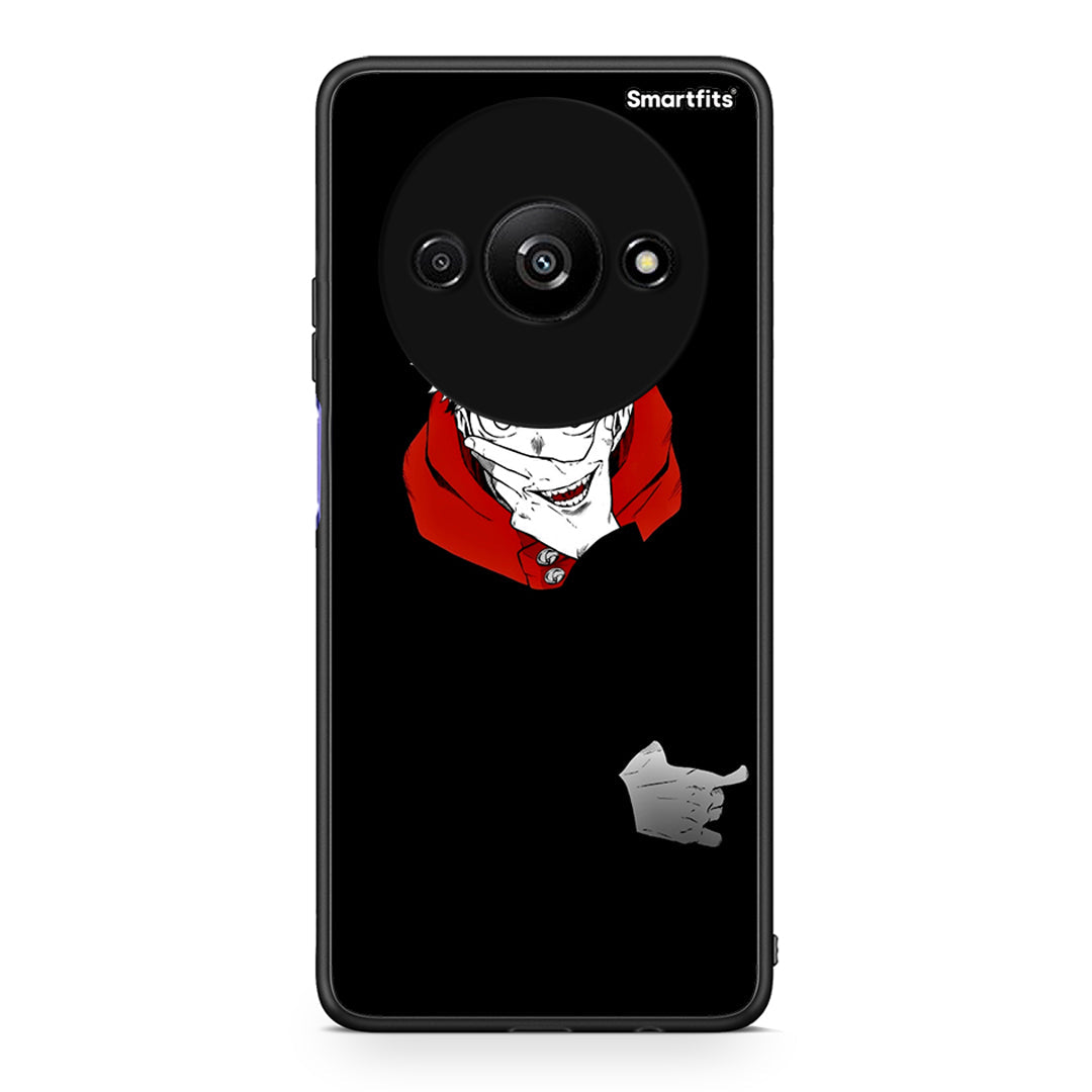 Xiaomi Redmi A3 Itadori Anime θήκη από τη Smartfits με σχέδιο στο πίσω μέρος και μαύρο περίβλημα | Smartphone case with colorful back and black bezels by Smartfits
