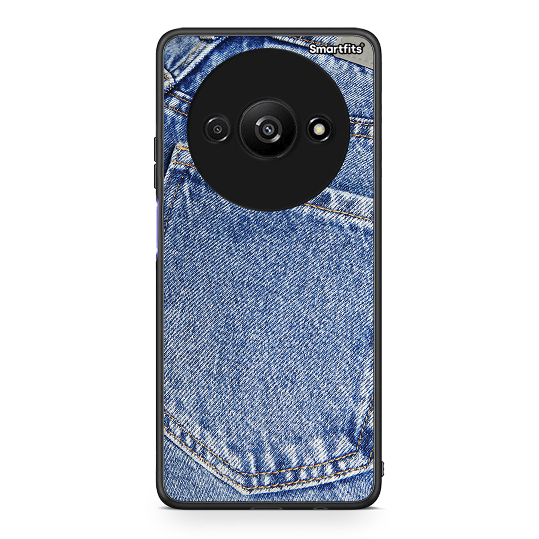 Xiaomi Redmi A3 Jeans Pocket θήκη από τη Smartfits με σχέδιο στο πίσω μέρος και μαύρο περίβλημα | Smartphone case with colorful back and black bezels by Smartfits